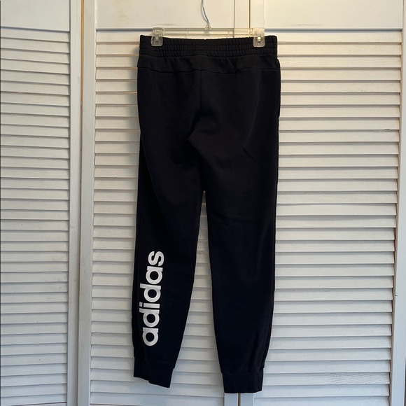 Adidas Black Joggers with Logo - Picture 5 of 10
